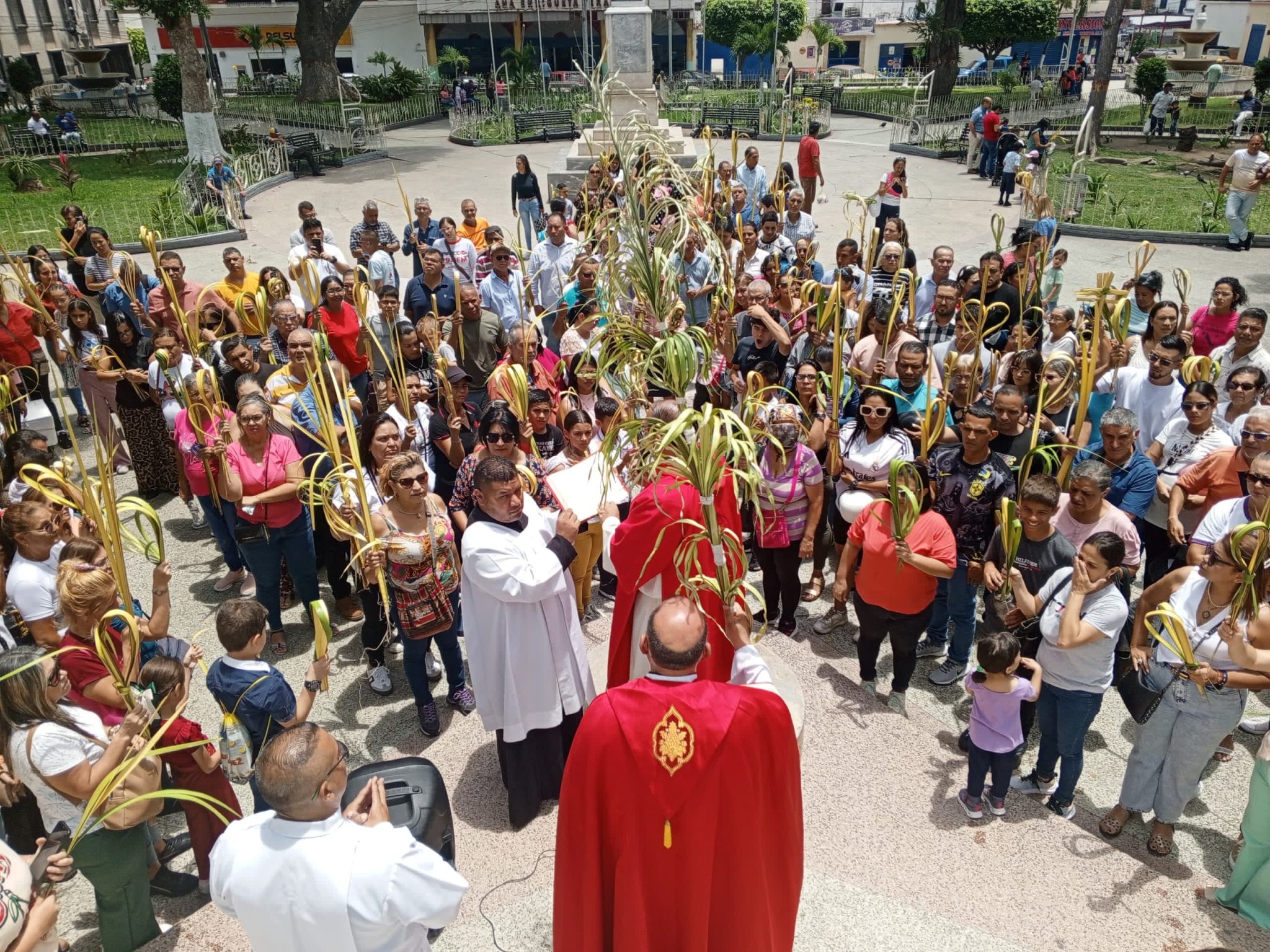 Valeranos se unen en fe y devoción durante misa de Bendición de Ramos ...